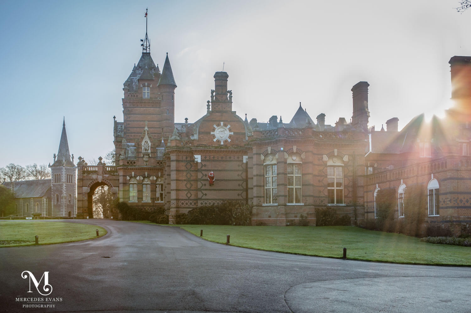 The Elvetham Hotel in the December sunshine